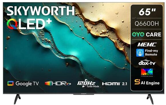 Skyworth 65 Inch Q6600H QLED UHD Google TV