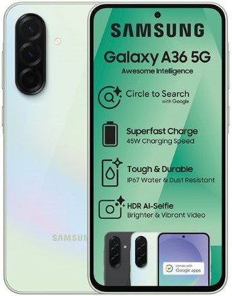 Samsung Galaxy A36 5G Awesome Lime Smartphone